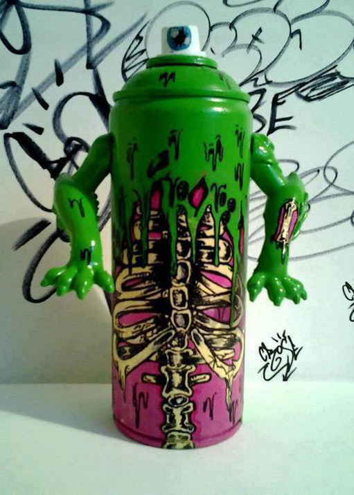 Spraycan Zombie, Run!!!