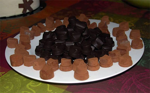 Chocolate Caps.