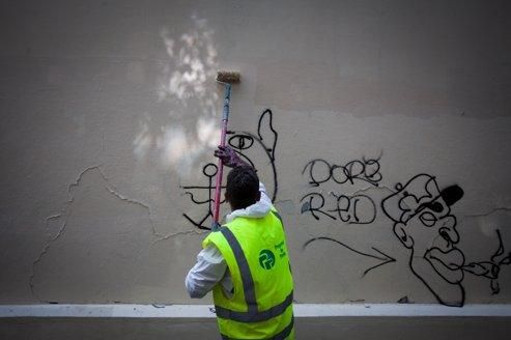 Paris le 11 en guerre contre le graffiti - 511