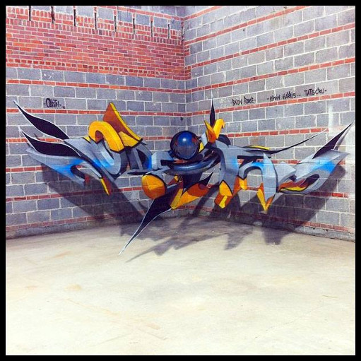 Anamorphic.  Artwork: Odeith Louisiana, USA