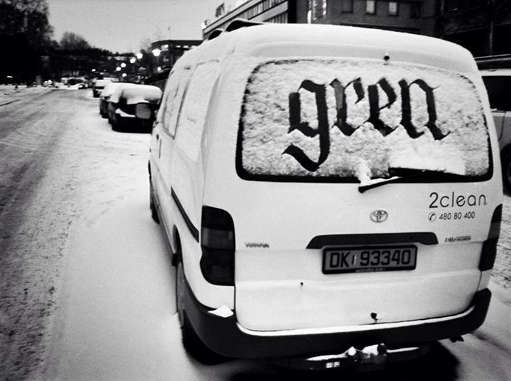 Snow Calligraphy.  Artwork: Gren