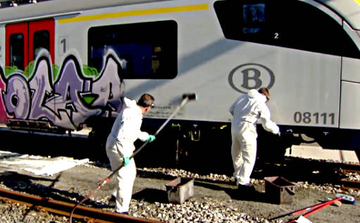 Belgique explosion du graffiti sur trains - 511