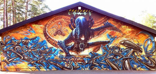 RIP H.R. Giger. Artwork: Loads Crew