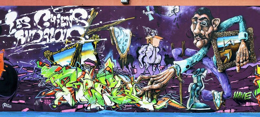 Salvador Dalí Tribute. Reso X Maye X Sly2. MOS France 2014