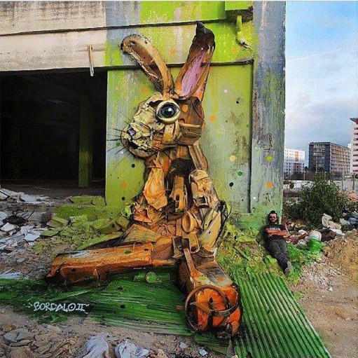 Artwork: Bordalo II - Bordalo Segundo.